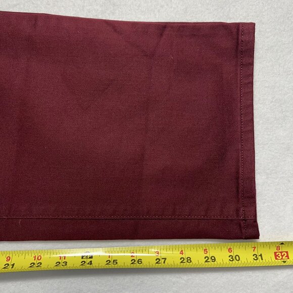 NWT St. John's Bay Women's Stretch Straight Mid Rise Burgundy Jeans Plus Sz 24W - Picture 11 of 11